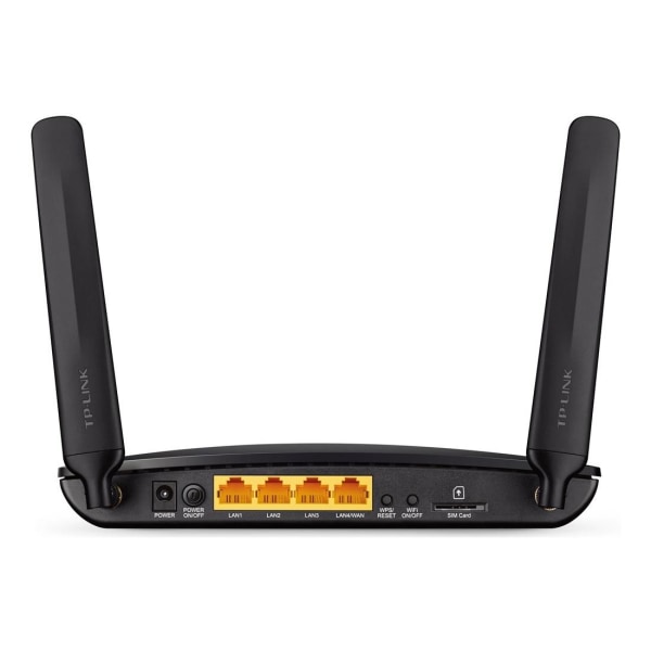 TP-Link wireless 3G/4G router, 2,4GHz, 300Mbps, 4xLAN/WAN, black
