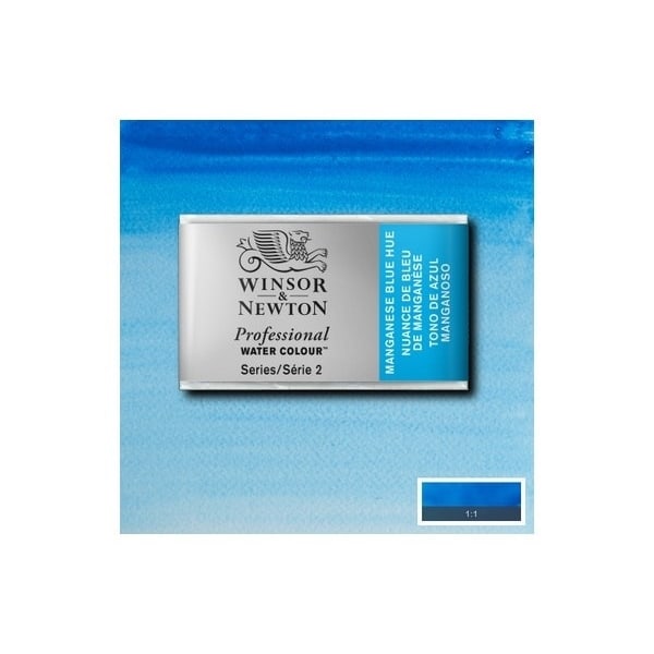 Prof Water Colour Pan/W Manganese Blue Hue 379