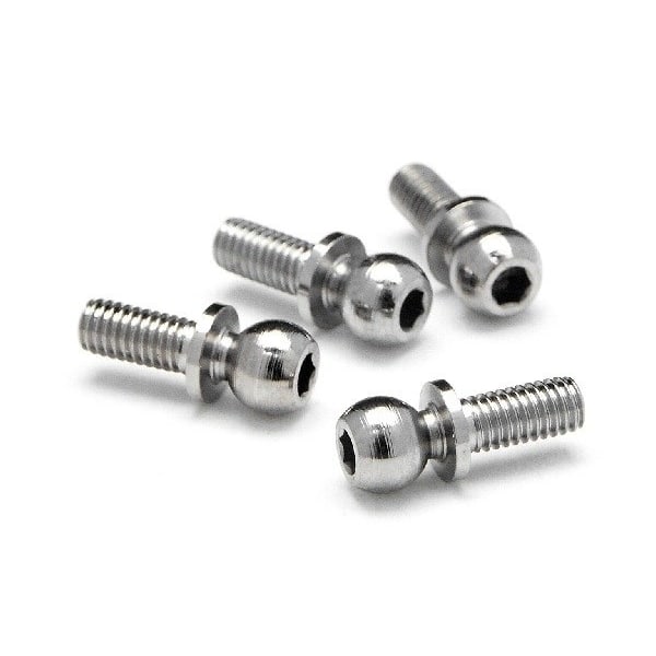 Ball 4.7X6.5Mm (4-40/Hex Socket/Silver/4Pcs)