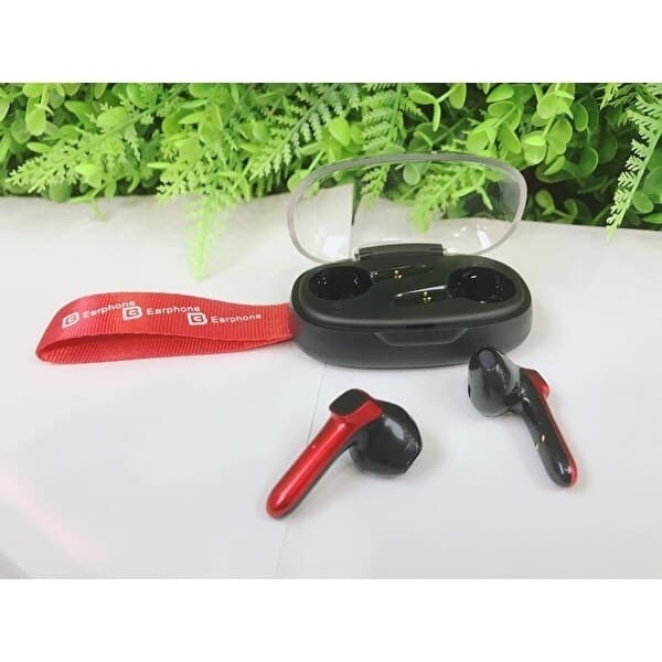 TWS B60 - Langattomat Bluetooth In-Ear kuulokkeet, punainen Röd