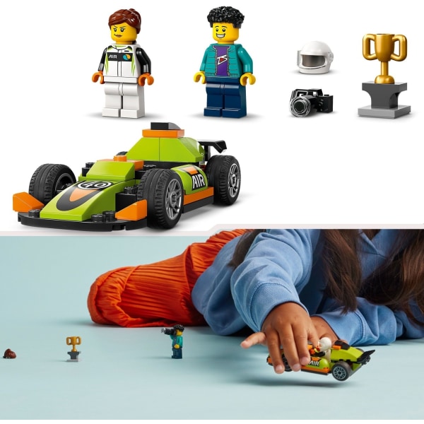LEGO City Great Vehicles 60399  - Vihreä kilpa-auto