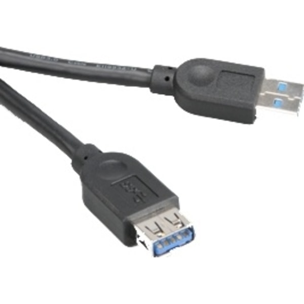 Akasa USB <b>3.0</b> kabel, Type <b>A</b> han - Type <b>A</b> hun, <b>