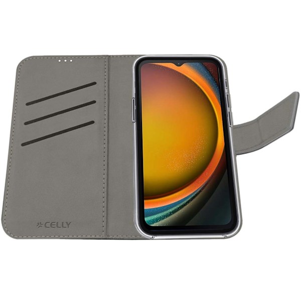 Celly Wally Wallet Case Galaxy XCover 7 Svart Svart