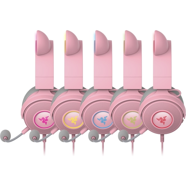 Razer Kraken Kitty V2 Pro Gaming Headset, Pink
