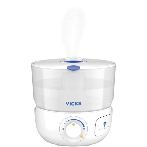 Vicks Top Fill Ultrasonic Humidifier with 2x Scent Pad Heater  V