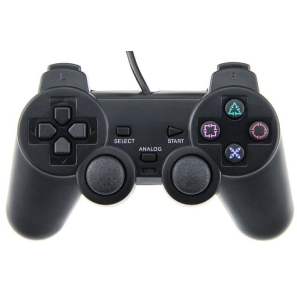 Controller til Playstation 2 (sort)