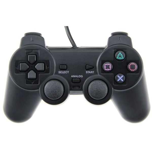 Ohjain Playstation 2:lle (musta)