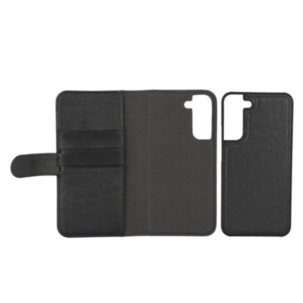 essentials Samsung Galaxy S22+ PU wallet,detach, 3 card,Black Svart