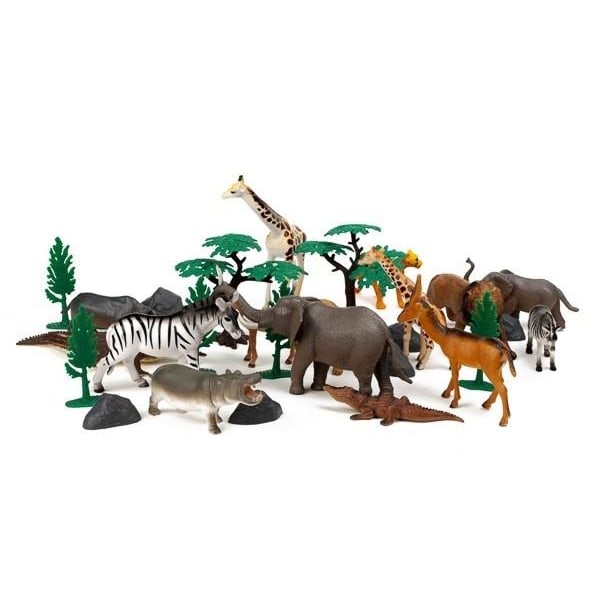 ANIMAL PLA Wild animals 30pcs in 3,2L bucket