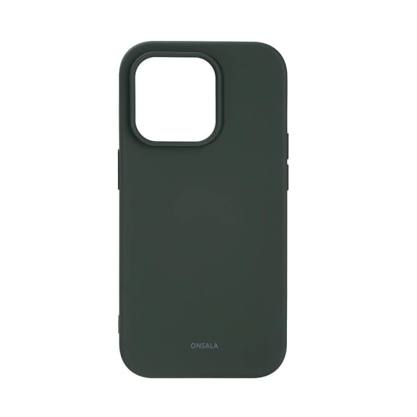 Onsala Suojakuori Silikooni Olive Green - iPhone 14 Pro Grön