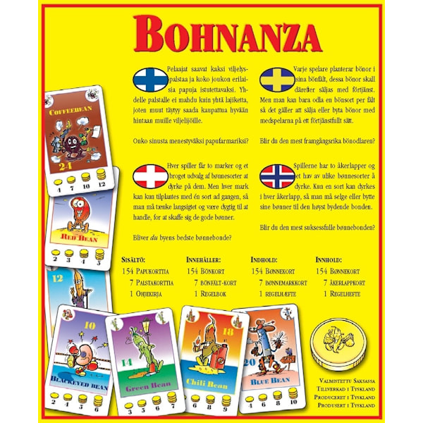 Lautapelit.fi Bohnanza (papupeli) -korttipeli