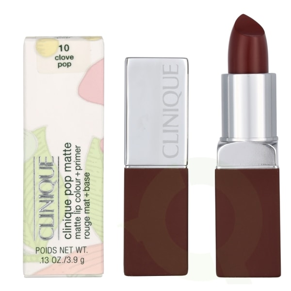 Clinique Pop Matte Lip Colour + Primer 3.9 gr #10 Clove Pop