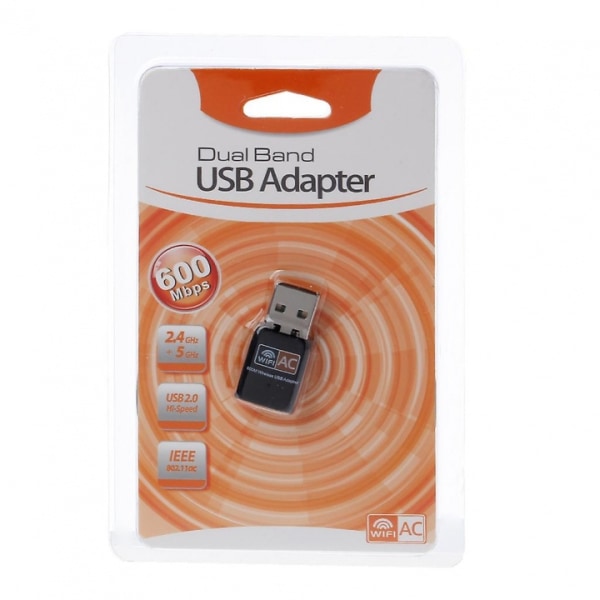 Dual Band USB Adapter 600 Mbps - 802.11ac