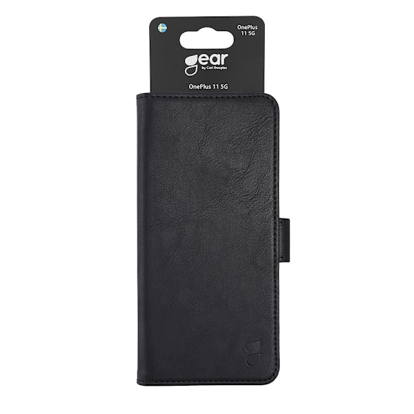 GEAR Wallet Case Black - OnePlus 11 5G Svart