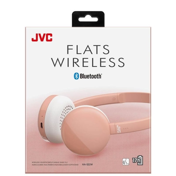 JVC Hovedtelefon On-Ear S22 Trådløs Rosa Rosa