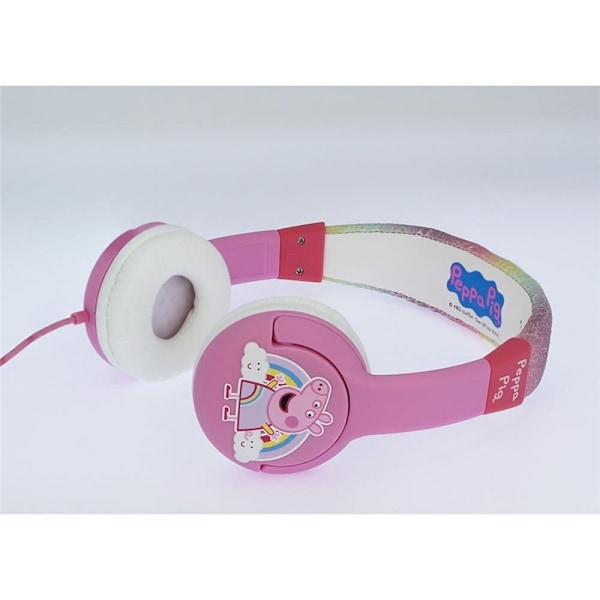 Peppa Pig Hörlur Junior On-Ear 85Db Prinsessan Peppa Rosa