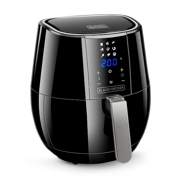 BLACK+DECKER Air Fryer Control 3,5L Musta