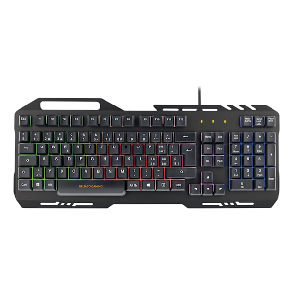 DELTACO GAMING 3-in-1 Gaming kit, Rainbow LED backlight, black