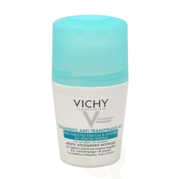 Vichy 48Hr Anti-Perspirant Roll-On 50 ml herkälle iholle - Alkoholi