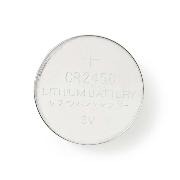 Nedis Lithium knappcellsbatteri CR2450 | 3 V DC | 5-Blister | Si