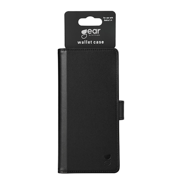 GEAR Wallet Sort - Nokia 3.4 Svart