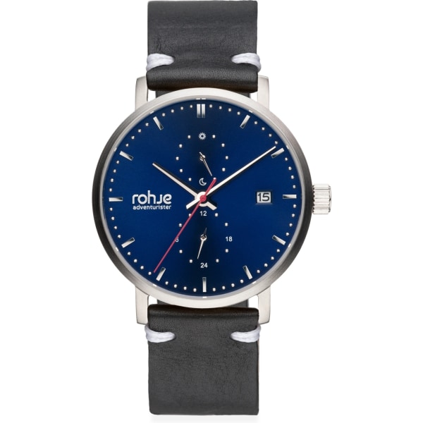 Rohje Adventurister Blue armbandsur, svart