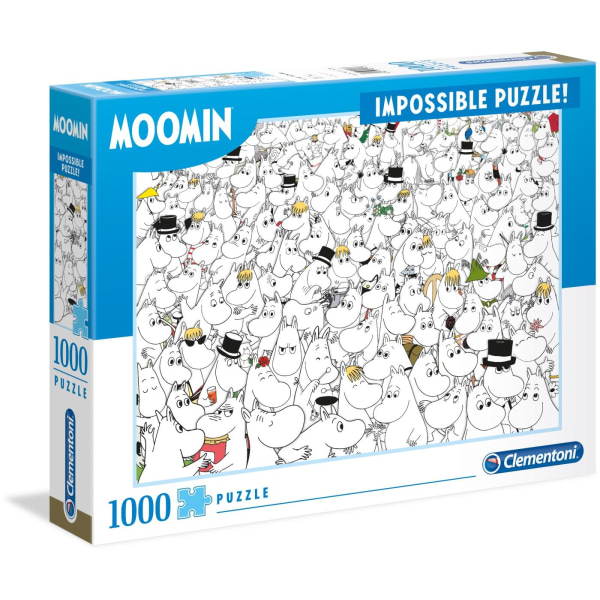 Clementoni Moomin Impossible palapeli, 1000 palaa