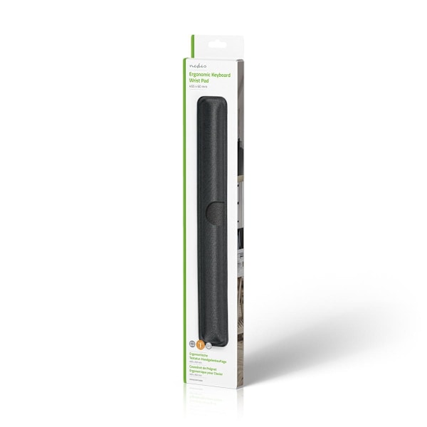 Nedis Handledsstöd tangentbord | Lycra / PU | Ja