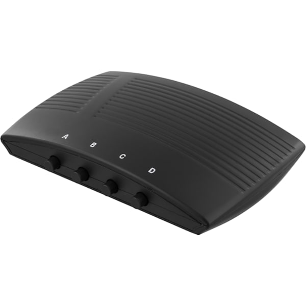 DELTACO Manuel HDMI-switch, 4 indgange til en udgang, 19-pin hun