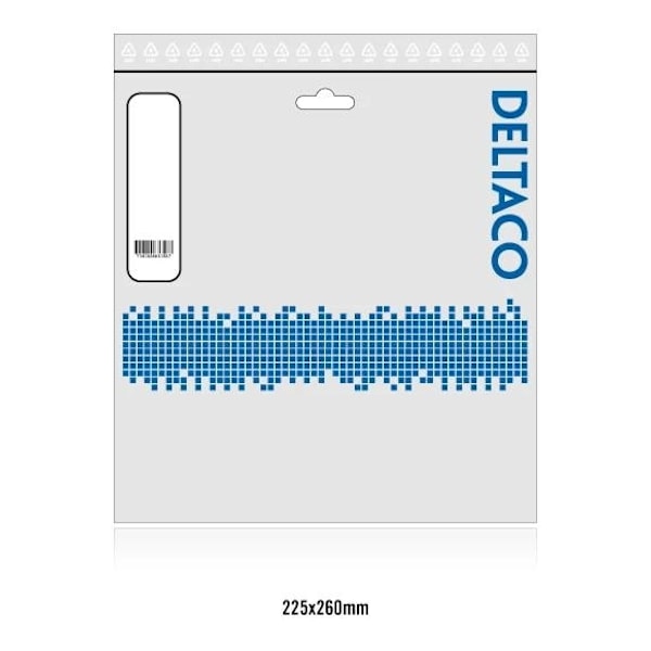 DELTACO Fiberkablage LC - LC, duplex, multimode, 62,5/125, 2m (LCLC-2M)