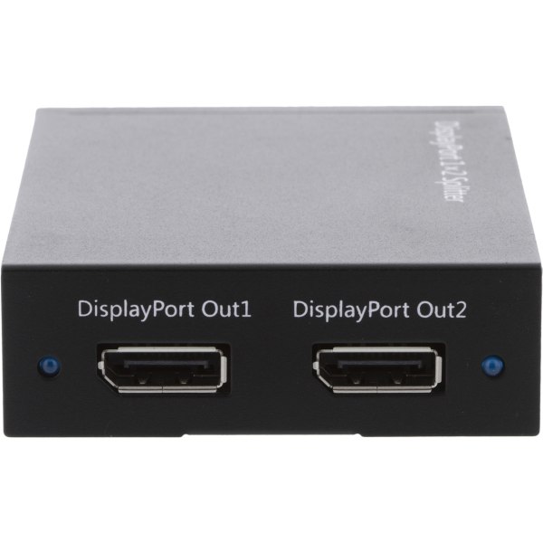 DisplayPort-jakaja, 1x20-pin na - 2x20-pin na, 2560x1600, musta