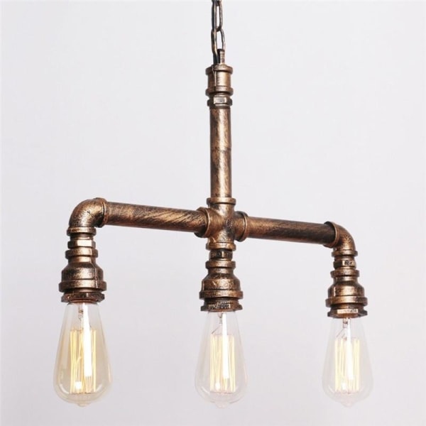 Lampa med vattenrör-design
