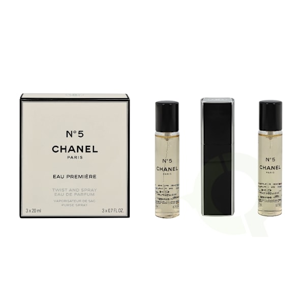 Chanel No 5 Eau Premiere Giftset 60 ml, 2x Edp Spray Refill 20Ml/1x Edp Spray 20Ml/Purse and Spray