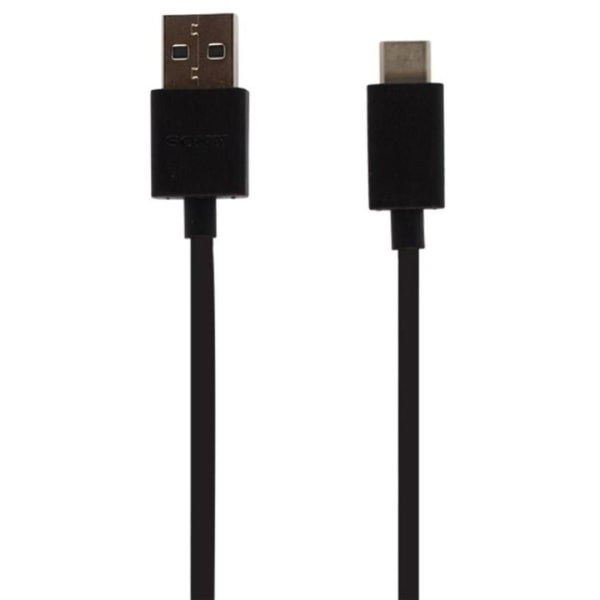 SONY UCB20, USB typ C-kabel, 1m, Bulk, Svart
