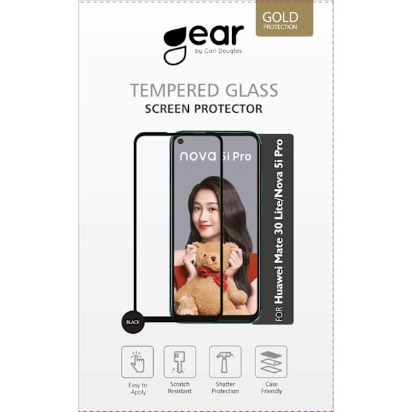 GEAR Hærdet Glas 2.5D Full Cover Huawei Mate 30 Pro Transparent