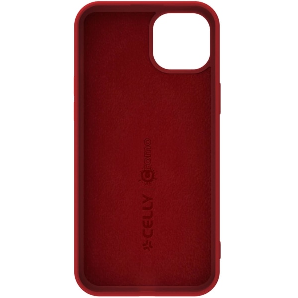 Celly Cromo Soft rubber case iPhone 15 Röd Röd