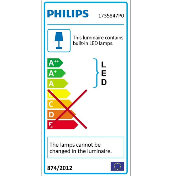 Philips myGarden Cistus Vägglampa LED