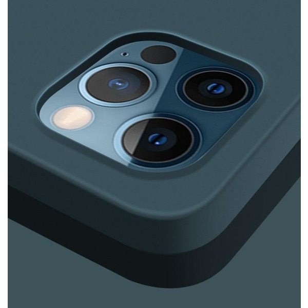 Silikoninen kännykkäkuori iPhone 12 Pro Maxille, punainen Röd