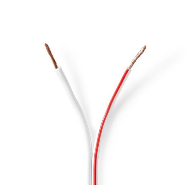 Nedis Højtaler Kabel | 2x 1.50 mm² | CCA | 100.0 m | Runde | PVC