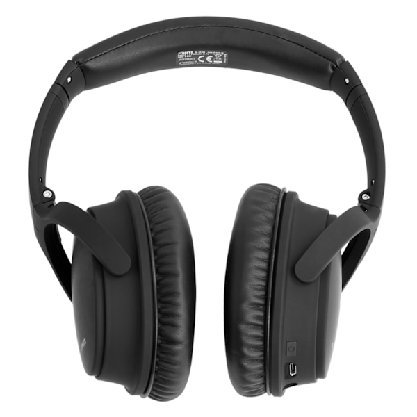 STREETZ Bluetooth noise cancelling headphones, microphone, buttons Svart