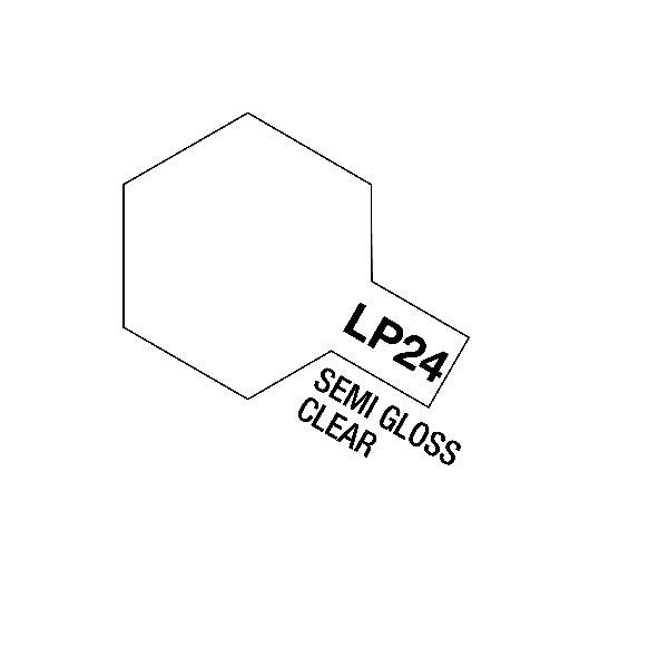 Tamiya Lacquer Paint LP-24 Semi Gloss Clear (SG) Transparent