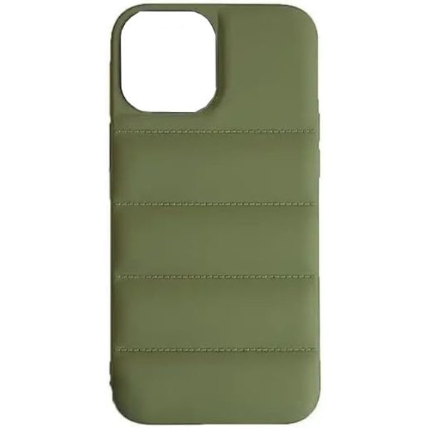 Puffer-skal till iPhone 14 Pro Max, Grön Grön