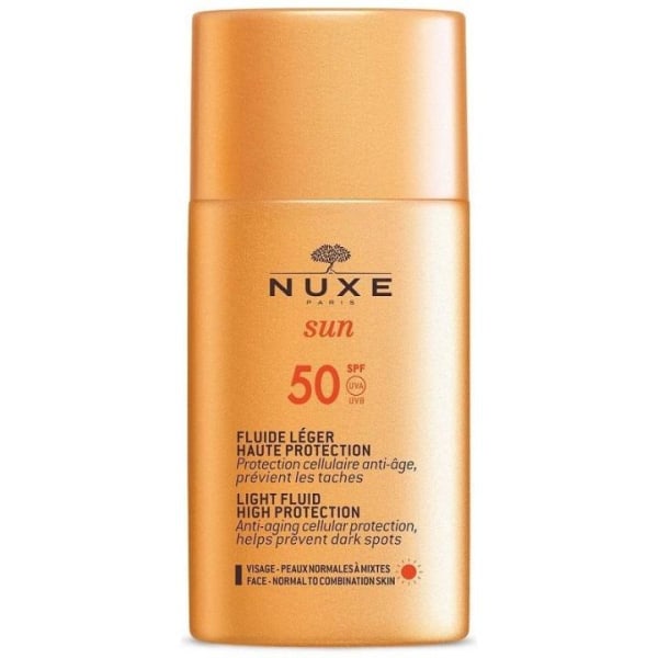 Nuxe Sun Light Fluid High Protection, Solcreme SPF50 50ml