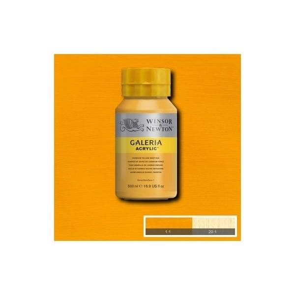 WINSOR Galeria Acrylic 500Ml Cad Yell Deep Hue 115