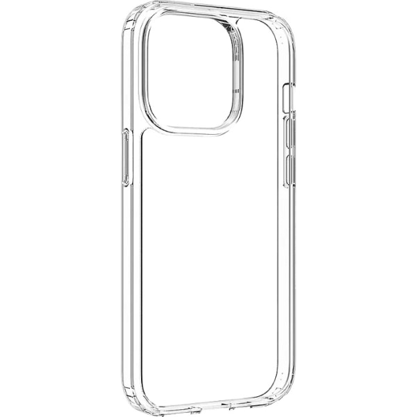 Wave Premium Case silikonisuoja, iPhone 15, kirkas Transparent