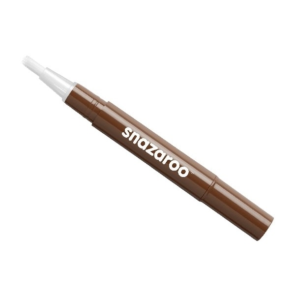 Snazaroo Ansiktsfärg penslar 3st, Grön/Gul/Brun