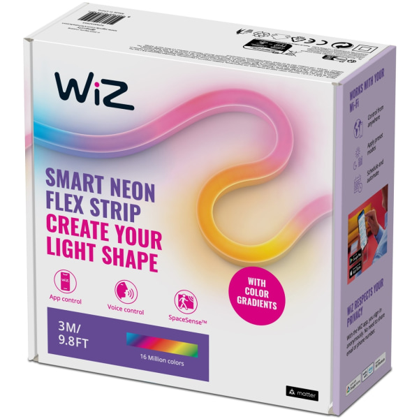 WiZ WiFi Smart Neon Flex strip 16milj färger 3 meter