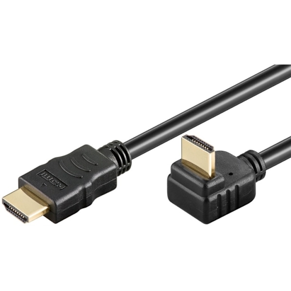 Goobay Höghastighets-HDMI™-kabel 270° med Ethernet HDMI™-kontakt (typ A) > HDMI™-kontakt (typ A)