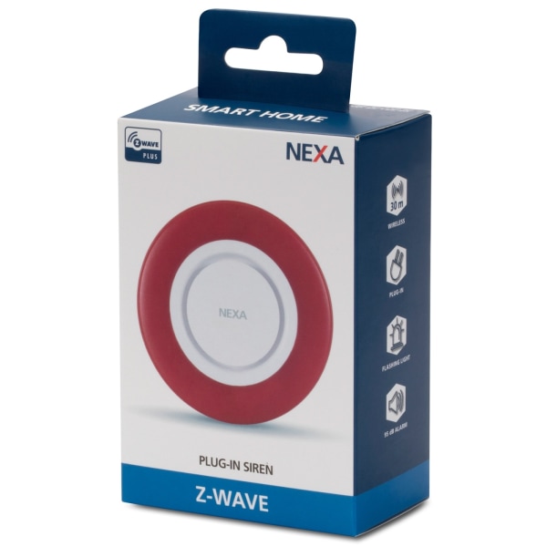 Nexa ZIS-104 Z-Wave Sirene med blinklys