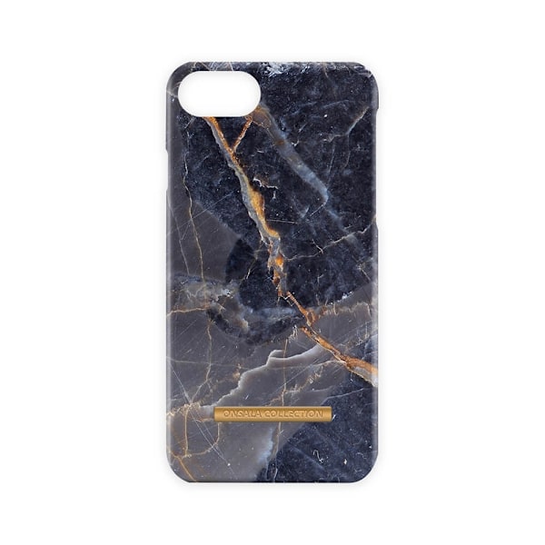 Onsala COLLECTION Mobilskal Shine Grey Marble iPhone 6/7/8/SE Svart